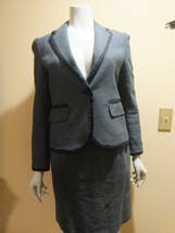 THE SUIT company she ザスーツカンパニー シー サイズ38 セットアップ スーツ ジャケット スカート レディース メ14939_画像1