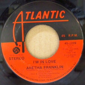 ARETHA FRANKLIN-I'm In Love / Oh Baby (US Orig.Stereo 7+CS)