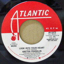 ARETHA FRANKLIN-Look Into Your Heart (US Promo Mono & Stereo_画像2