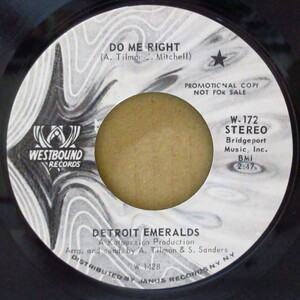 DETROIT EMERALDS-Do Me Right (US Promo Stereo 7+CS)