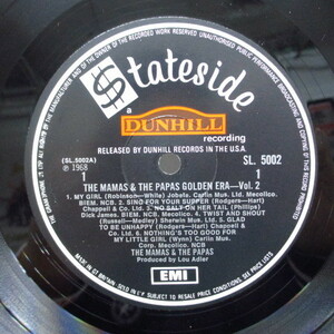 MAMAS & PAPAS-Golden Era Vol.2 (UK 60's Press Black Label St