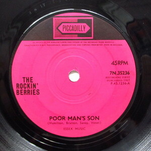 ROCKIN' BERRIES-Poor Man's Son (UK Orig.)