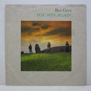 BEE GEES-You Win Again (UK Orig.Silver Lbl.7+PS)