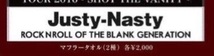 Justy-Nasty (ジャスティ・ナスティ)　新品未使用「SHOT THE VANITY TOUR 2016」マフラータオル_画像3