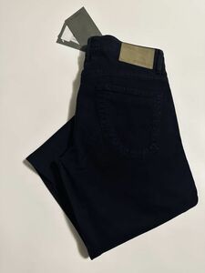 2798】新品3.6万【SIVIGLIA / シビリア　30　定番　名作のスリムシルエットチノ　レザータグ　美脚パンツ】ネイビー　シヴィリア