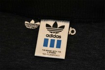 美品*adidas アディダス*黒×青*メンズ*旧ロゴ*フルジップジャージ*古着*XOサイズ*大きいサイズ*ランニング*トレーニング*スポーツ*春秋冬_画像3