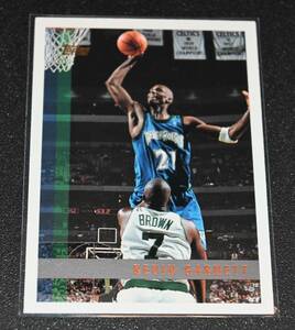 KEVIN GARNETT (ケビンガーネット) topps 1997 トレーディングカード 148 【ネソタティンバーウルブズ Minnesota Timberwolves】