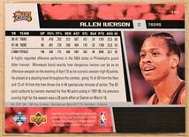 ALLEN IVERSON (アレン・アイバーソン) 1998 GAME DATED トレーディングカード 114 【NBA,76ERS,シクサーズ】_画像2