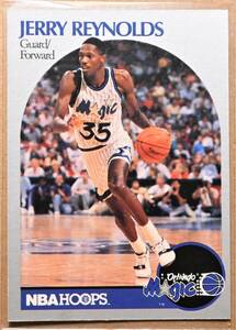 JERRY REYNOLDS (ジェリー・レイノルズ) 1990 NBA HOOPS トレーディングカード 【90s MAGIC オーランドマジック】