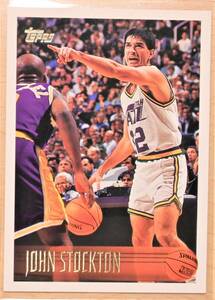 JOHN STOCKTON (ジョン・ストックトン) 1996 TOPPS トレーディングカード 65 【NBA,ユタジャズ,UTAH JAZZ】