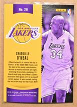 Shaquille O'Neal (シャキールオニール) 2018-19 WINNING TICKETS トレーディングカード 29 【NBA,ロサンゼルスレイカーズ,LAKERS】_画像2