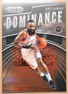 JAMES HARDEN (ジェームズ・ハーデン) 2019-20 PRIZM DOMINANCE トレーディングカード 【NBA ロケッツ Rockets】