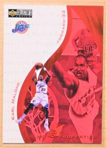 KARL MALONE (カール・マローン) 1997 HOT PROPERTIES トレーディングカード 382 【NBA,ユタ・ジャズ,Utah Jazz】