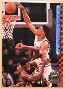 SCOTTIE PIPPEN (スコッティ・ピッペン) 1996 TOPPS STADIUM CLUB トレーディングカード 1【NBA,CHICAGO BULLS,シカゴブルズ】 