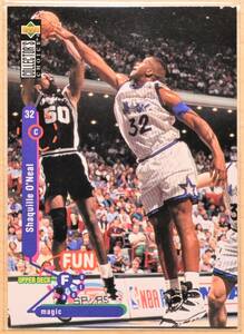 Shaquille O'Neal (シャキール・オニール) 1995 FUN トレーディングカード 184 【NBA,オーランドマジック Orlando Magic,】