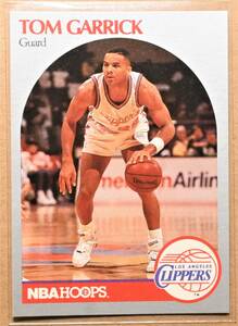 TOM GARRICK (トム・ギャリック) 1990 NBA HOOPS トレーディングカード 【90s CLIPPERS クリッパーズ】