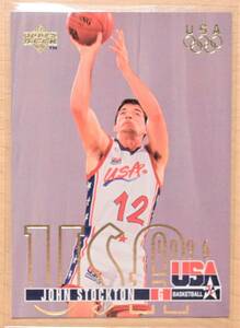 JOHN STOCKTON (ジョン・ストックトン) 1996 TEAM USA トレーディングカード 325 【NBA,ユタジャズ,UTAH JAZZ】