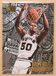 DAVID ROBINSON (デビッド・ロビンソン) 1996 SKYBOX FLEER METAL '96-'97,NUTS A BOLTS トレーディングカード 【NBA スパーズ Spurs】