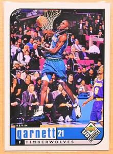 KEVIN GARNETT (ケビンガーネット) 1998 UPPER DECK CHOICE トレーディングカード 85 【NBA,ミネソタティンバーウルブズ Timberwolves】