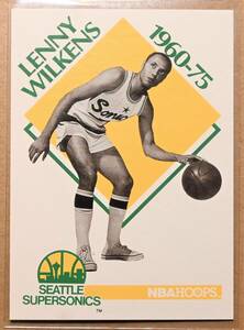 LENNY WILKENS (レニー・ウィルケンズ) 1990 NBA HOOPS トレーディングカード 【90s SEATTLE SUPERSONICS シアトルスーパーソニックス】