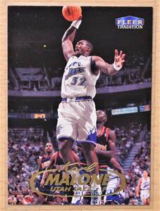 KARL MALONE (カール・マローン) 1998 FLEER TRADITION トレーディングカード 32 【NBA,ユタ・ジャズ,Utah Jazz】