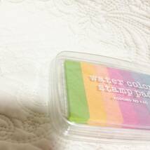 新品　Water color stamp pad　ウォーターカラースタンプパッド　ジェリービーン_画像7