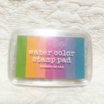 新品　Water color stamp pad　ウォーターカラースタンプパッド　ジェリービーン_画像1