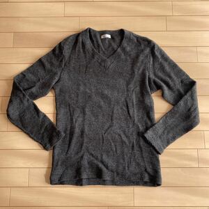 ka band Zucca V neck knitted ( charcoal gray )M size 