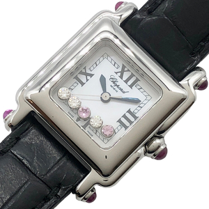  Chopard Chopard happy спорт 27/8892-42 белый ракушка наручные часы женский б/у 