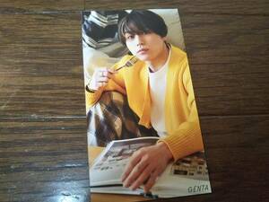 ［同梱可］★Travis Japan☆松田元太①★ピンナップカード☆PIN-UP Card（1枚）☆