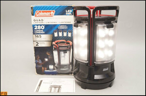 税込◆Coleman◆クアッド ランタン LED 280ルーメン ブラック 2000023538 コールマン QUAD LANTERN-K1-7702