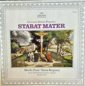 【LP】 Giovanni Battista Pergolesi/Stabat Mater 独盤