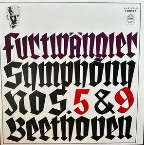 【LP】フルトヴェングラー/ ベートーヴェン 交響曲 第5番 第9番 ２LP