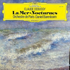 【LP】Daniel Barenboim　La Mer Nocturnes 独盤 バレンボイム