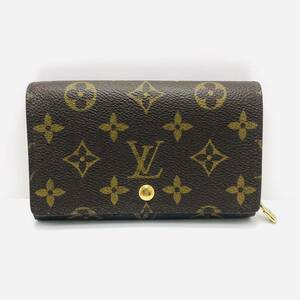 LOUIS VUITTON ルイヴィトン モノグラム ポルトモネビエ トレゾール M61730 L字ファスナー財布 コンパクトウォレット