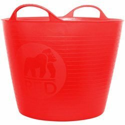 (タイムセール)ゴリラ タブトラッグス (Gorilla TUBTRUGS) Sサイズ レッド　フレキシブルバケツ【用途多彩!海での着替え、アウトドアで