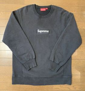 Supreme Supreme BOX XL 2015 Boxlogo Crewneck Sweatshirt BLACK