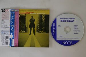 CD Herbie Hancock Inventions And Dimensions TOCJ9170,BNST84147 BLUE NOTE Japan 紙ジャケ /00110