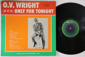 米LP O.v. Wright (If It Is) Only For Tonight BLP61 BACK BEAT /00260