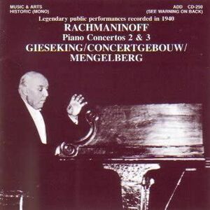 CD Rachmaninoff, Mendelberg; Cgb Piano Concerto 2 CD250 /00110
