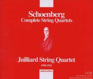 輸入3discs CD Juilliard String Quartet Schoenberg: Complete String Qu UAR023 /00330