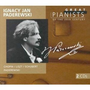 CD Paderewski, Ignacy Jan, Chopin, Liszt; Schubert Great Pianists of 20th.C 4569192 Philips 紙ジャケ 未開封 /00110