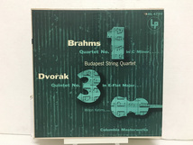 ◆BRAHMS / QUARTET NO.1 in C / DVORAK QUINTET NO.3 ◆ 6EYES 米深溝_画像1