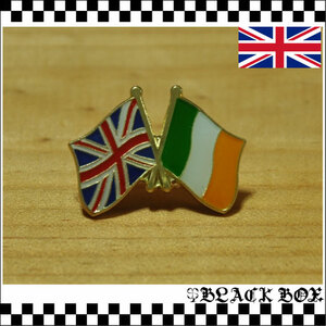 英国インポート Pins Badge ピンズ ピンバッジ UnionJack ユニオンジャック Ireland アイルランド イギリス 国旗 UK GB アイリッシュ 266