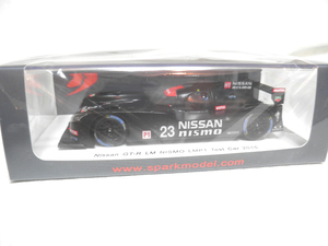 Nissan Gtr LM Nismo 1/43 Minicar [Spark1/43 Nissan GT-R LM Nismo № 23 LMP1 Test Car 2015]