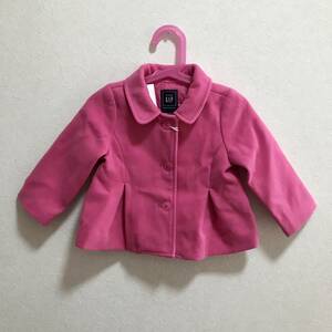 s11 新品【 ギャップ baby GAP 】あったか フリース コート ベビー 90cm ピンク