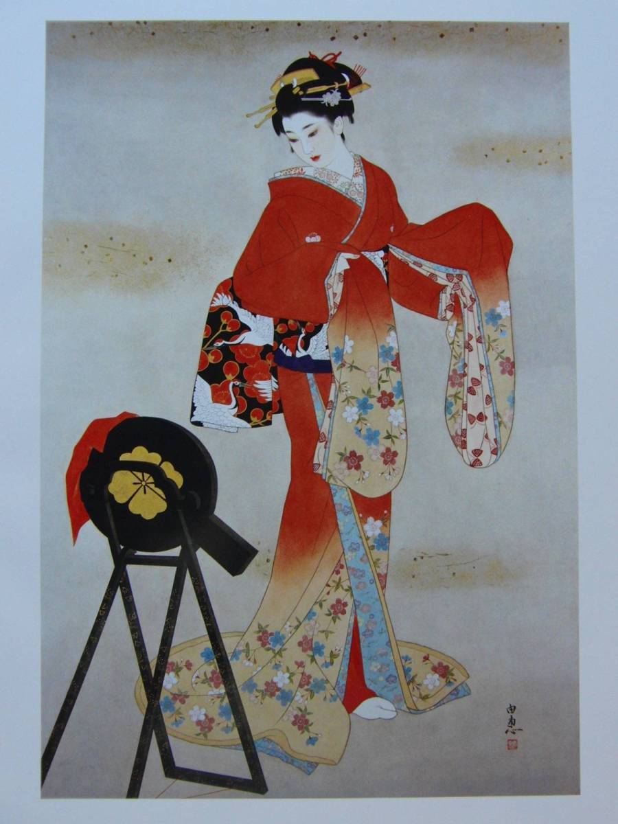 Konno Yuie, Makeup, Rare, luxurious, large-format art book, Comes with a new high-quality frame, Condition: Beautiful, Portrait of a beautiful woman, Japanese painter, postage included, Painting, Oil painting, Nature, Landscape painting