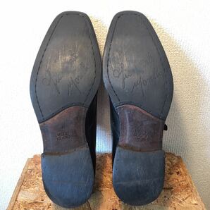 (192)G.C.morelli ジャンカルロモレリ 【41(26cm相当)】黒 ダブルモンクストラップ ストレートチップ ビジネスシューズ 革靴 紳士靴の画像7