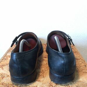 (192)G.C.morelli ジャンカルロモレリ 【41(26cm相当)】黒 ダブルモンクストラップ ストレートチップ ビジネスシューズ 革靴 紳士靴の画像5