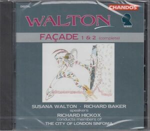 [CD/Chandos]ウォルトン:ファサード/S.ウォルトン(speaker)&R.ベイカー(speaker)&R.ヒコックス&ロンドン市シンフォニエッタ
